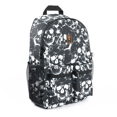 Morral Sublime con estampado Cráneos negros