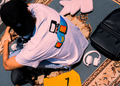 COSMONAUTA CAMISETA CUADRADA